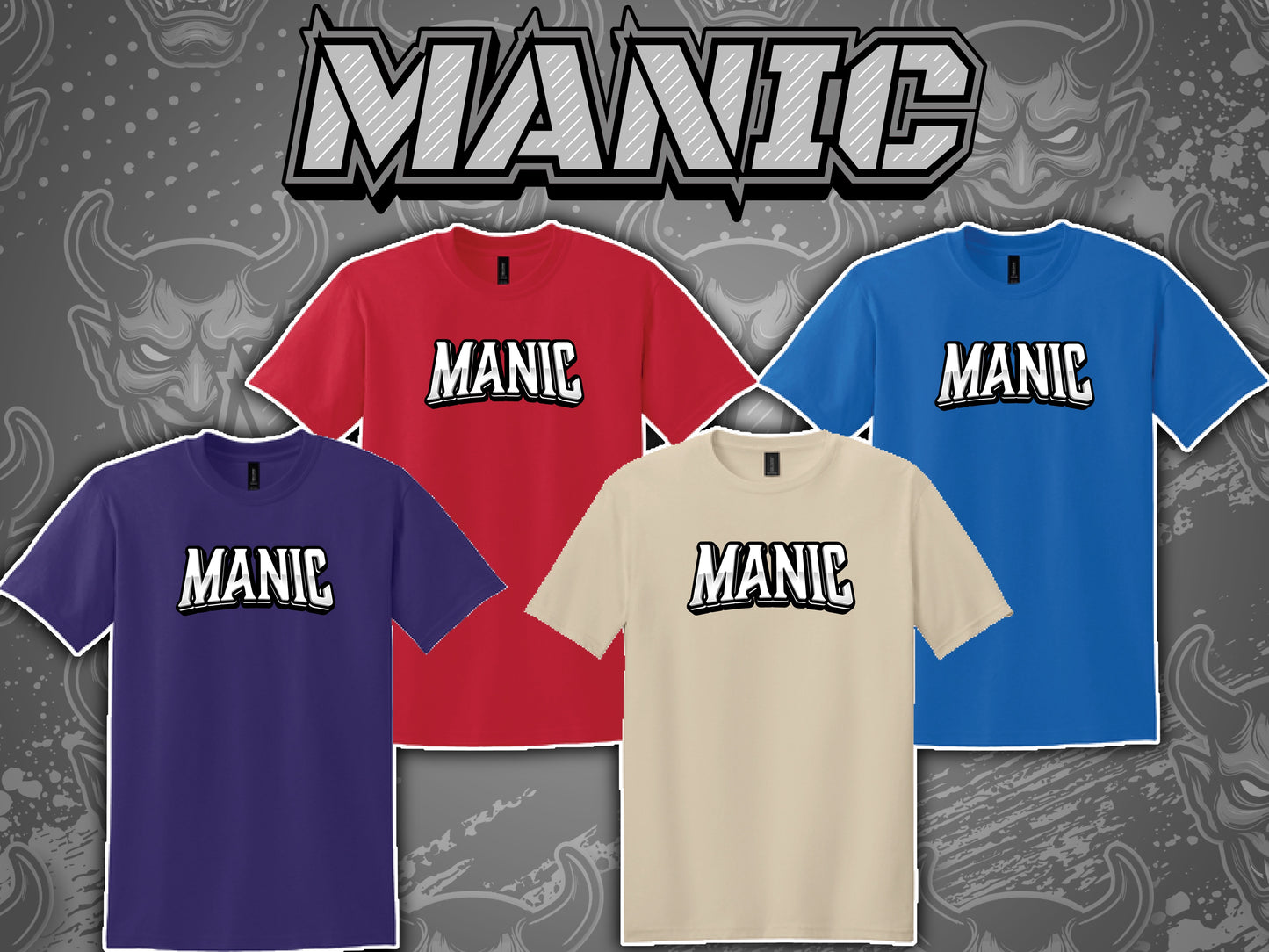 MANIC “CHROME LOGO” TSHIRT